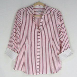FOXCROFT Heritage Non Iron Career Shirt Top 12 Pin